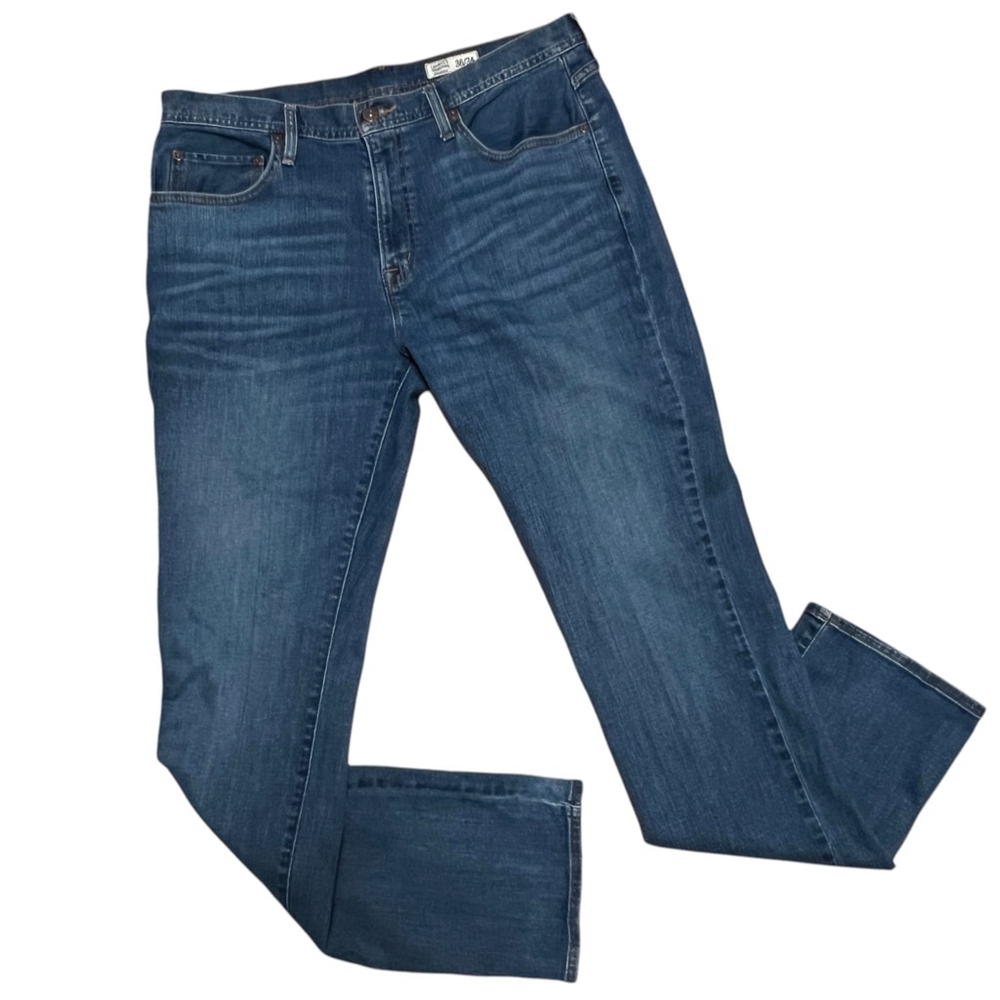CREMIEUX Men’s Premium Denim Blue Straight Jeans, Size 36/34